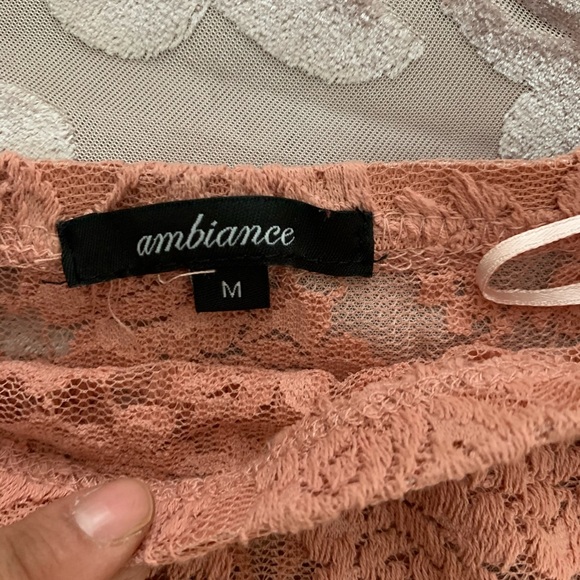 Lace Bodysuit Off the Shoulder - Picture 3 of 3